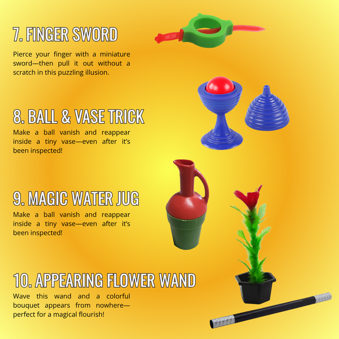 Beginner Bag of Tricks – 10 Easy Magic Tricks for Kids & Aspiring Magicians