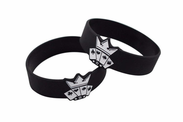 Black Wristband Playing Cards by RarePlayingCards.com