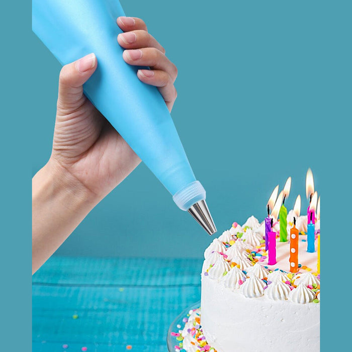 Cake Decorating Piping Utensils - Blue