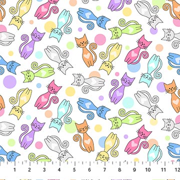 Cat's Pajamas Fabric 10258-10, Patrick Lose Northcott
