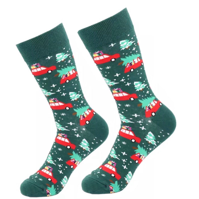 Crew Socks: Christmas ~ Tree Shopping 🎄