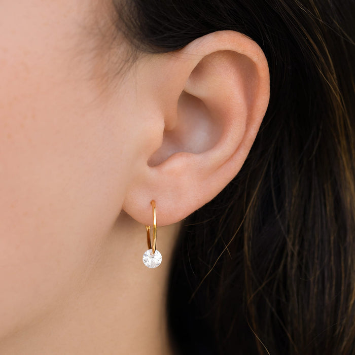 Endless Dewdrop Hoops