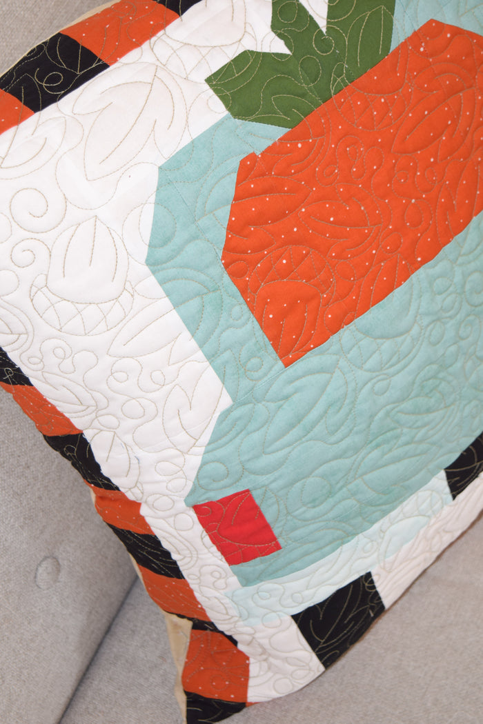 Giant Pumpkin Harvest Pillow Fabric Kit