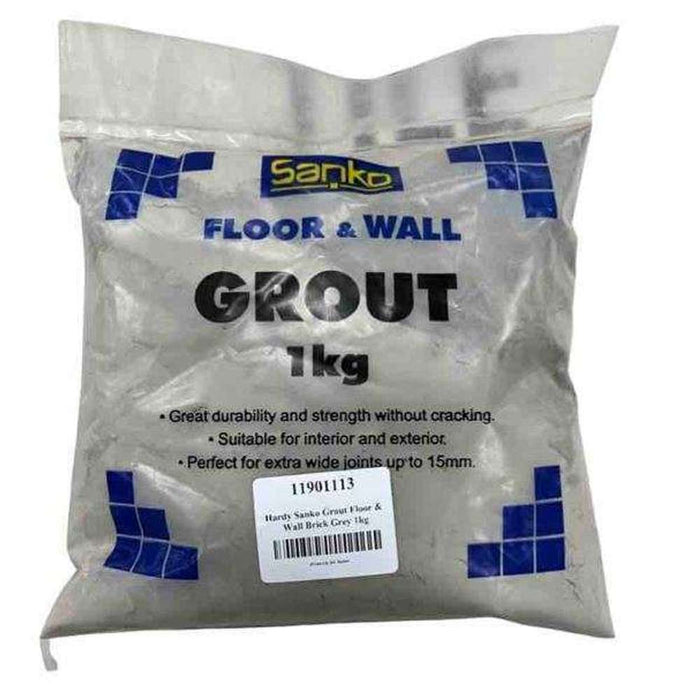 Hardy Sanko Grout Floor & Wall Brick Grey 1kg