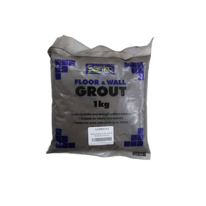 Hardy Sanko Grout Floor & Wall Charcoal 1kg
