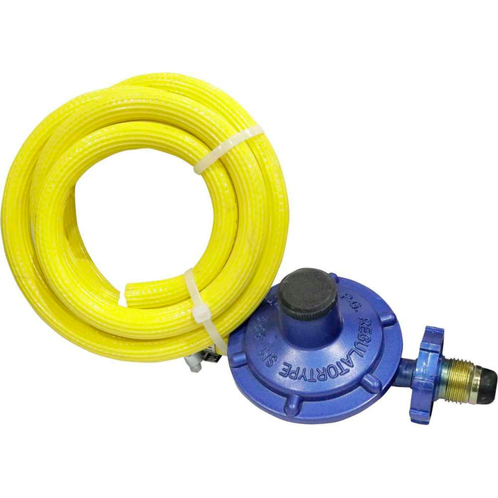 Home Basics Gas Regulator Set - 1.5m Hose with 2 Clip (2)