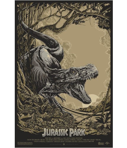 Jurassic Park Variant Ken Taylor poster
