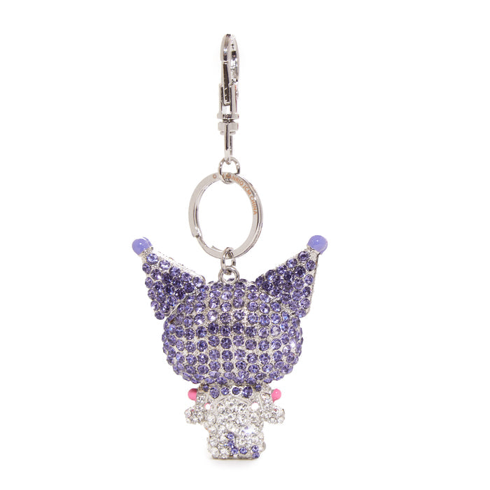 Kuromi Pave 3D Bling Keychain Accessory JACMEL JEWELRY INC
