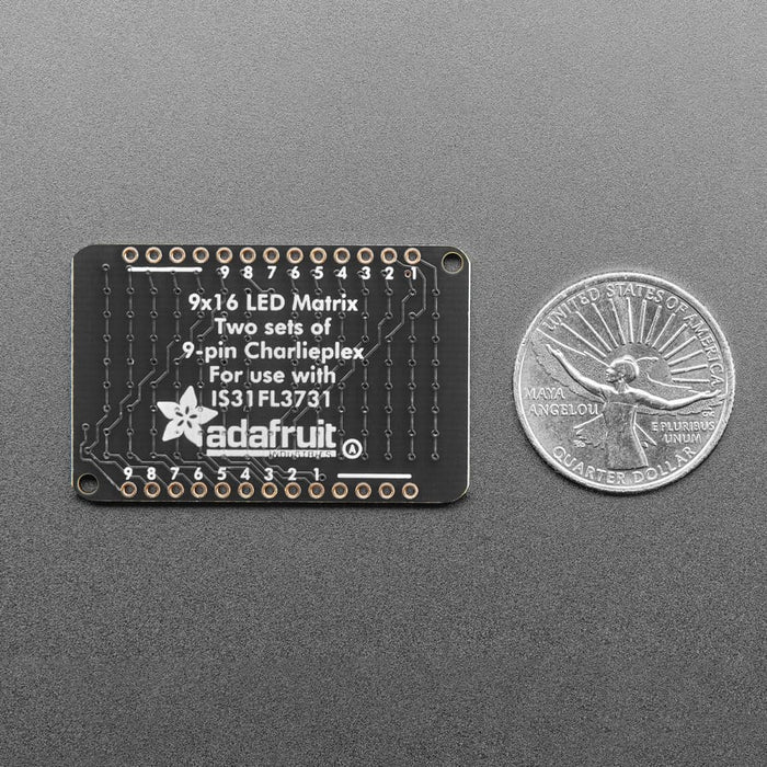 LED Charlieplexed Matrix - 9x16 LEDs - Blue by Adafruit - The Pi Hut