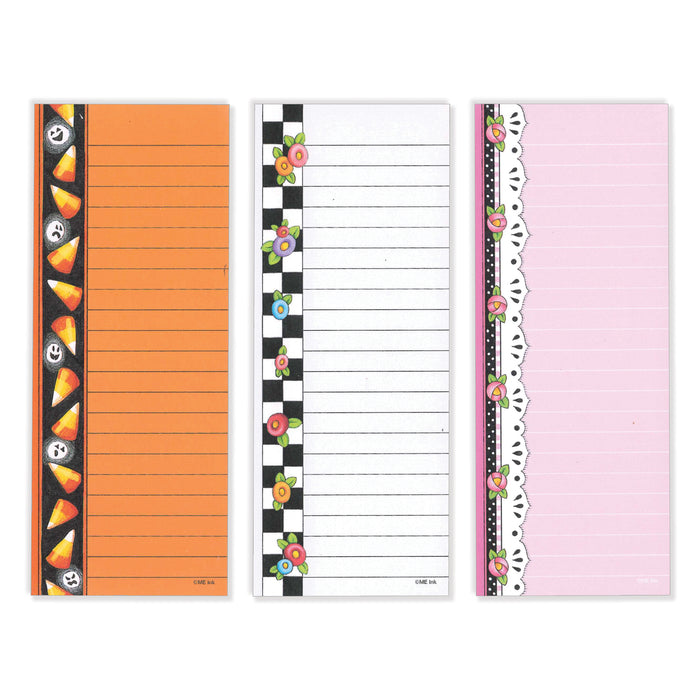 Magnetic List Pads, 12 assorted seasonal