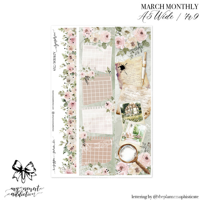 MARCH 2026 A5 WIDE MONTHLY