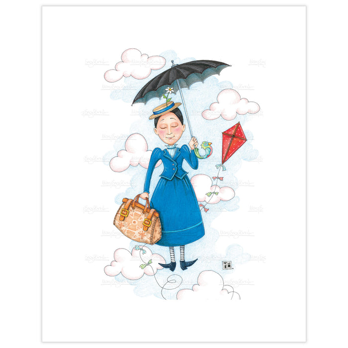 Mary Poppins Fine Art Print