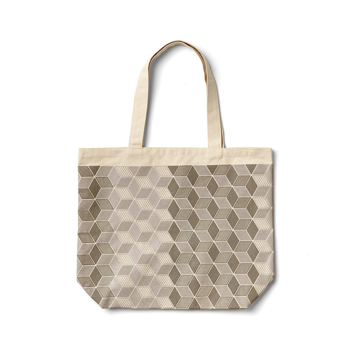 Heath Ceramics Mural Tote in Warm Grey