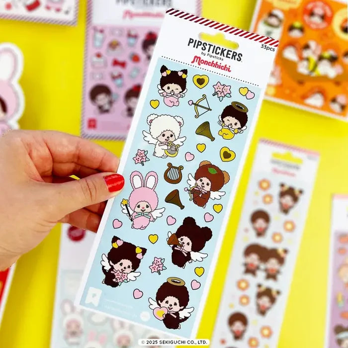 Pipsticks + Monchhichi Angels Sticker Sheet