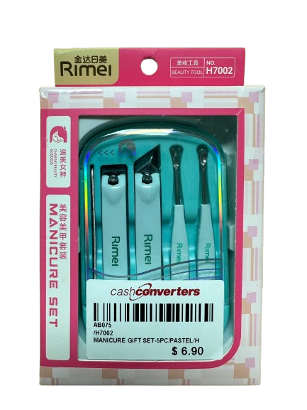 Rimei Pastel 5pcs Menicure Gift Set With Hard Case