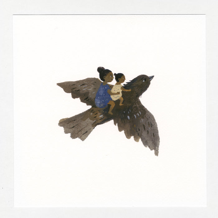 Soaring Sisters 20x20cm Print