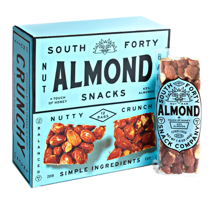 South Forty Almond Nut Candy Bars - 12 Count