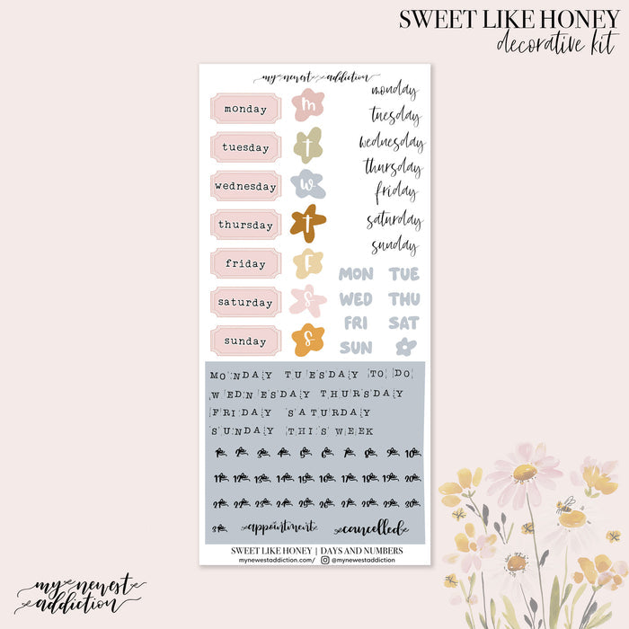 Days and Numbers / Premium Matte
