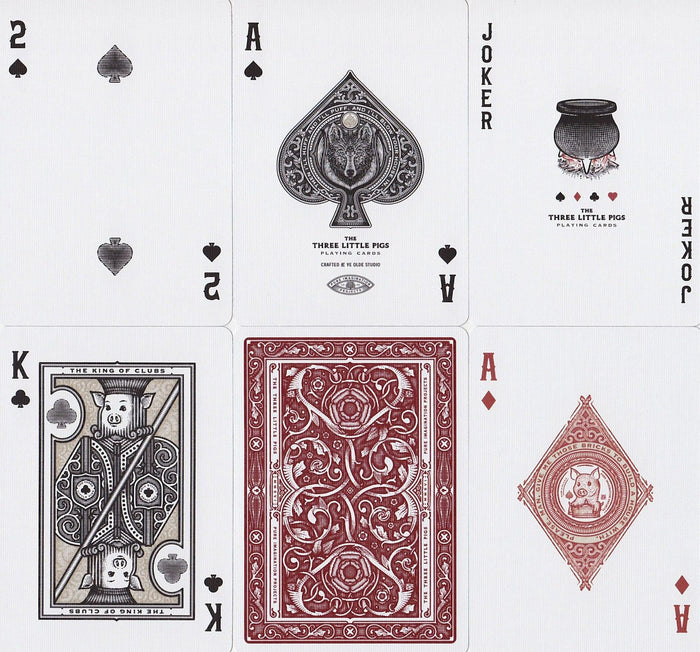 The Three Little Pigs Playing Cards by Pure Imagination Projects