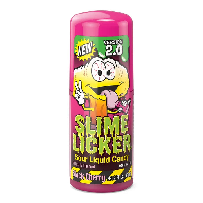 Toxic Waste Slime Licker 2.0 Sour Liquid Candy - Black Cherry 2oz