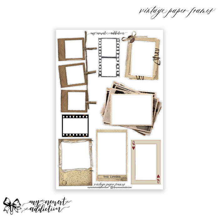 Vintage Paper Frames