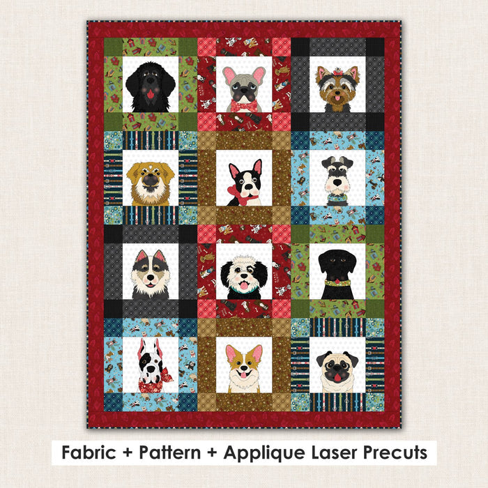 Whole Country Caboodle How Much is that Doggie Quilt Fabric Kit