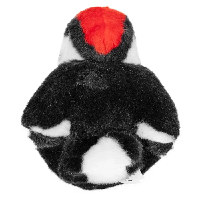 Wild Republic 5 Inch Audubon Birds Pileated Woodpecker Plush with Authentic Bird Call