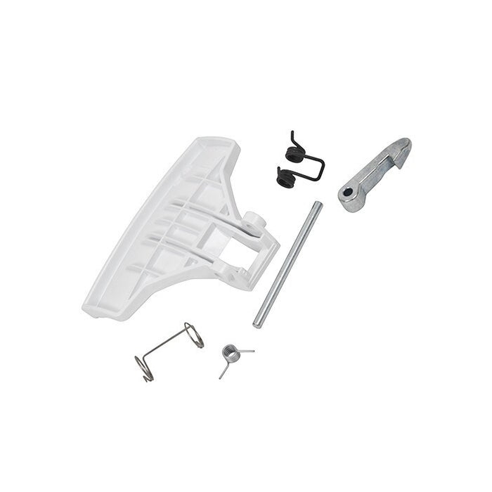 Zanussi Washing Machine Door Handle Latch Spring Pin Catch Lever Kit - 4055186631