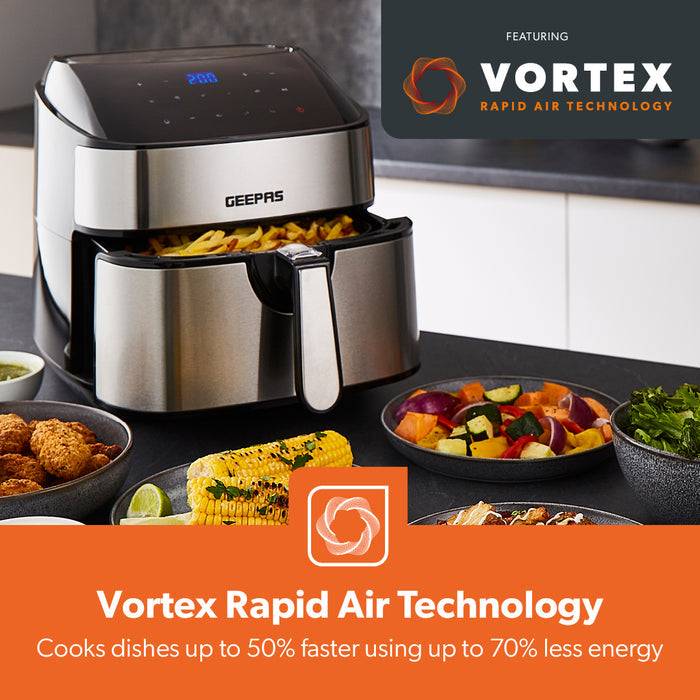 10-In-1 Large Rapid-Cook Vortex Air Fryer 7.5L