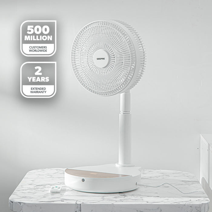 10" Portable DC Remote Controlled Desk Fan
