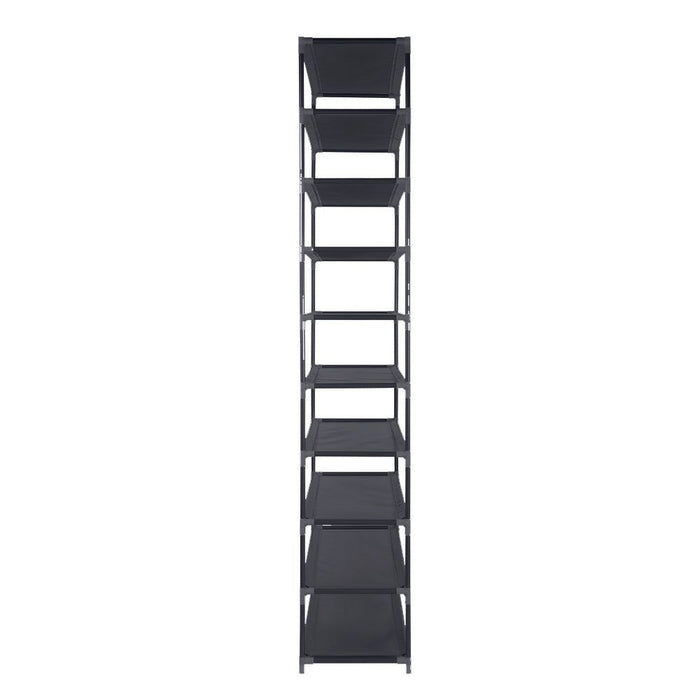 10 Tier Stackable Shoe Rack - Black-#product_category#-Home Living Store