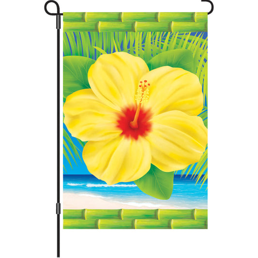 12 In Flag  - Tropical Hibiscus