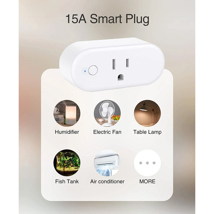 15A Smart Wifi Mini Plugs GHomeSmart® WP6-H - GHome Smart Official