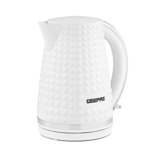 1.7L White Honeycomb Rapid Boil Electric Kettle