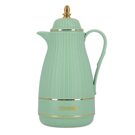 1L Green Insulated Glass Vacuum Flask Jug