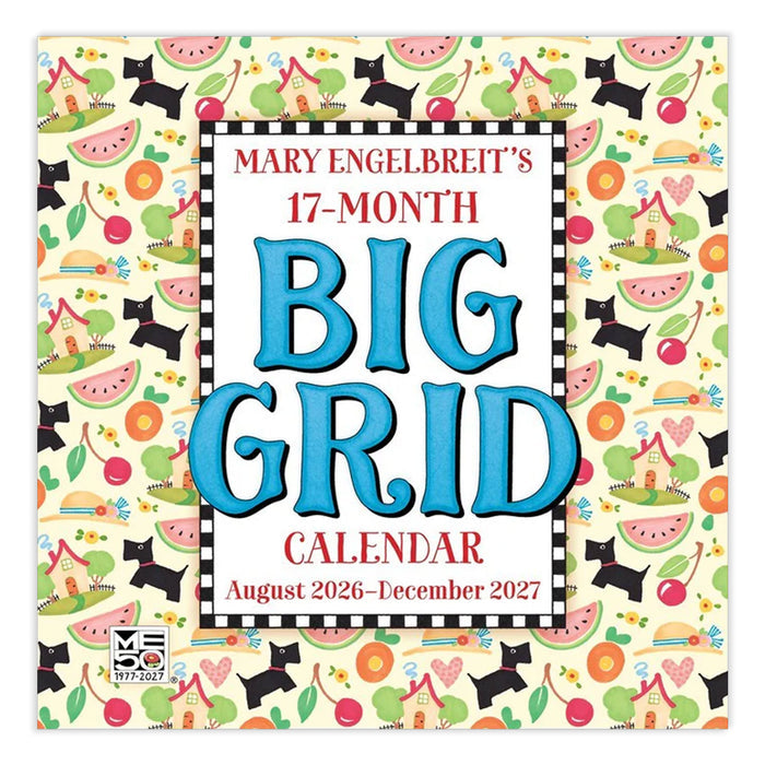 2026-2027 Big Grid Wall Planning Calendar