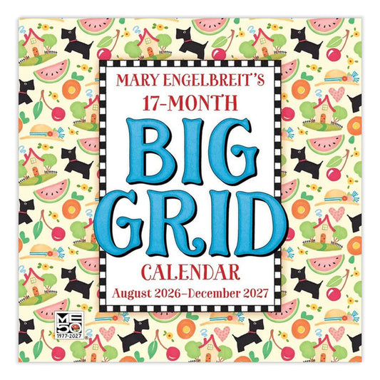 2026-2027 Big Grid Wall Planning Calendar