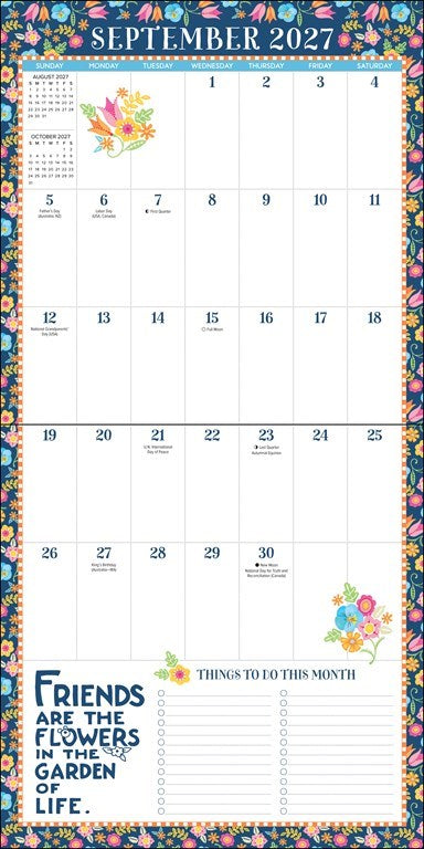 2026-2027 Big Grid Wall Planning Calendar