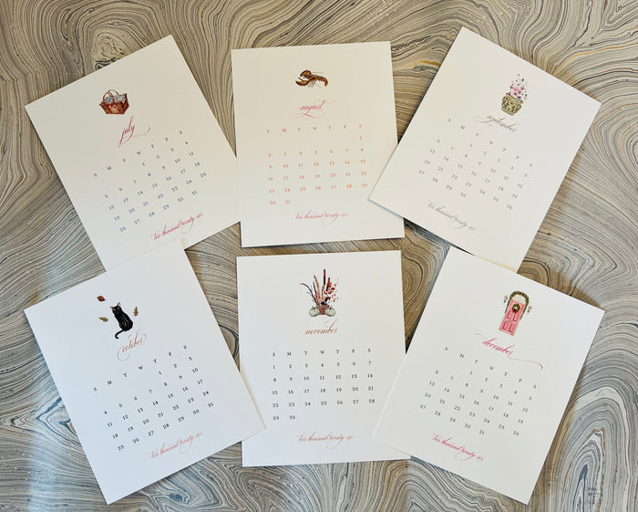 2026 Desk Calendar Refill