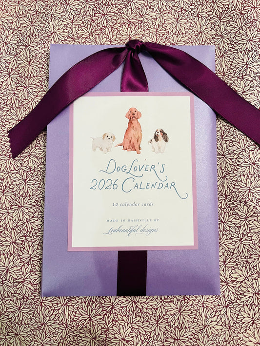 2026 Dog Lover's Calendar Refill