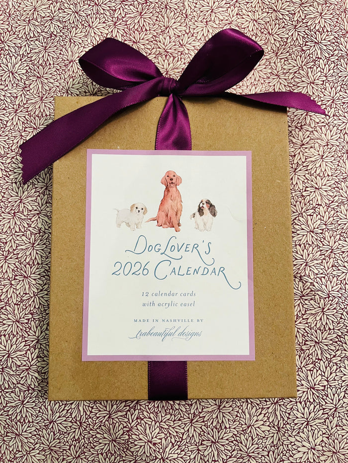 2026 Dog Lover's Desk Calendar