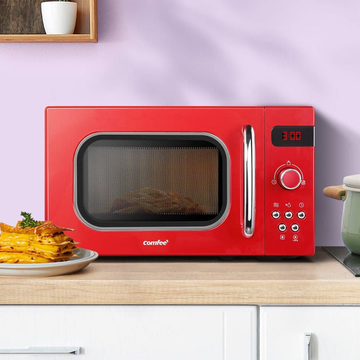 20L Microwave Oven 800W Countertop Benchtop Kitchen 8 Cooking Settings-#product_category#-Home Living Store