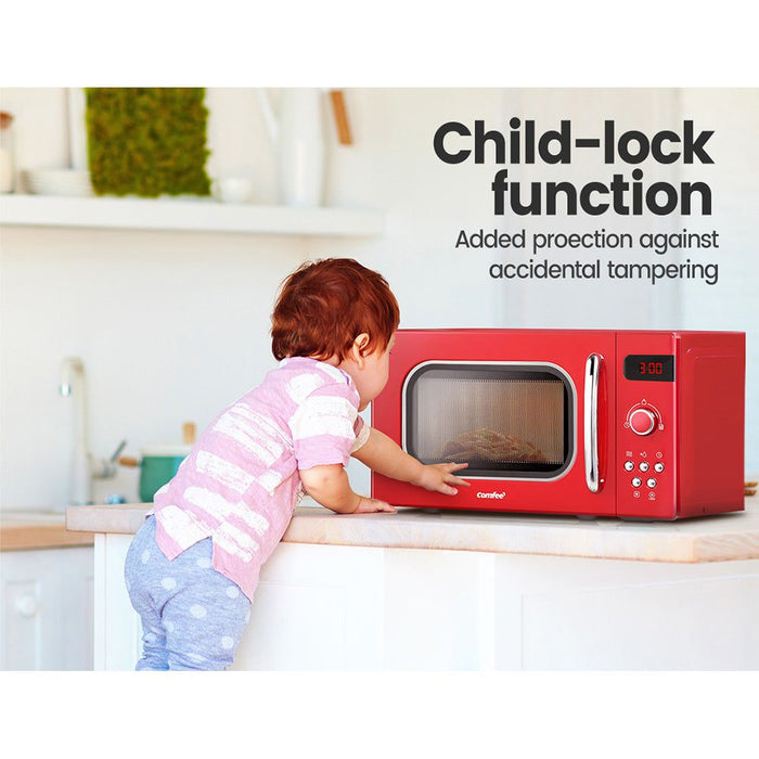 20L Microwave Oven 800W Countertop Benchtop Kitchen 8 Cooking Settings-#product_category#-Home Living Store