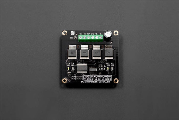 2×15A DC Motor Driver [Discontinued] by DFRobot - The Pi Hut