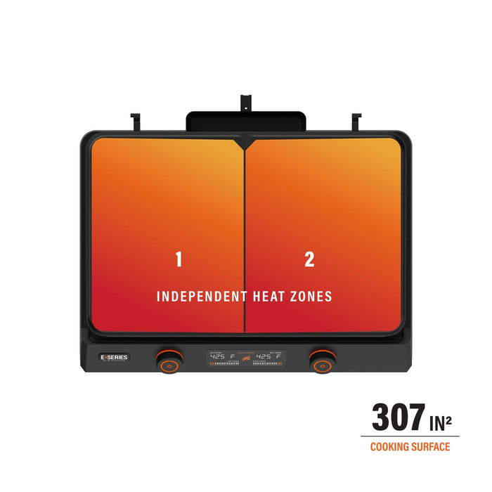 With two independently controlled heat zones spread across 307 square inches of cooking space, you'll have room to cook all your favorites.
