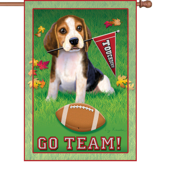 28 in. Flag - Go Team