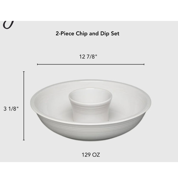 2 Pc Chip-N-Dip Set dimensions