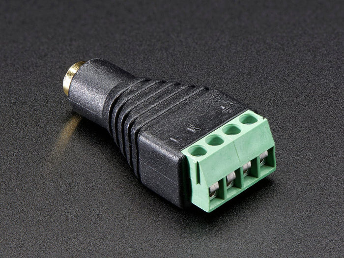 3.5mm (1/8") 4-Pole (TRRS) Audio Jack Terminal Block by The Pi Hut - The Pi Hut