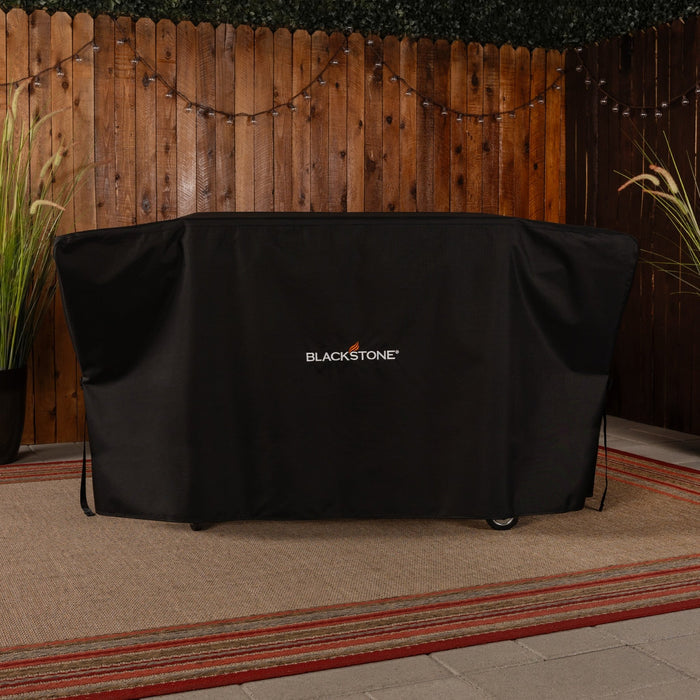 The griddle cover is perfect for protecting your griddle from the elements.