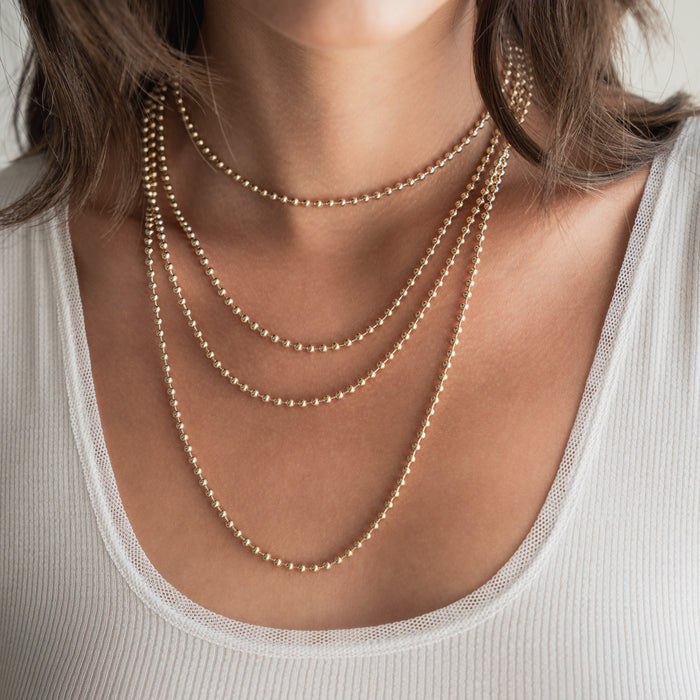 3MM Ball Chain Necklace